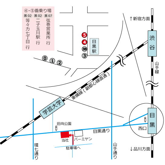 日本文化精工への地図